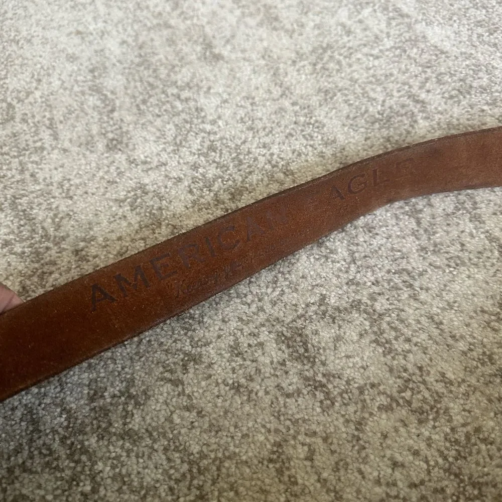 AEO Brown Leather Men’s Belt 36